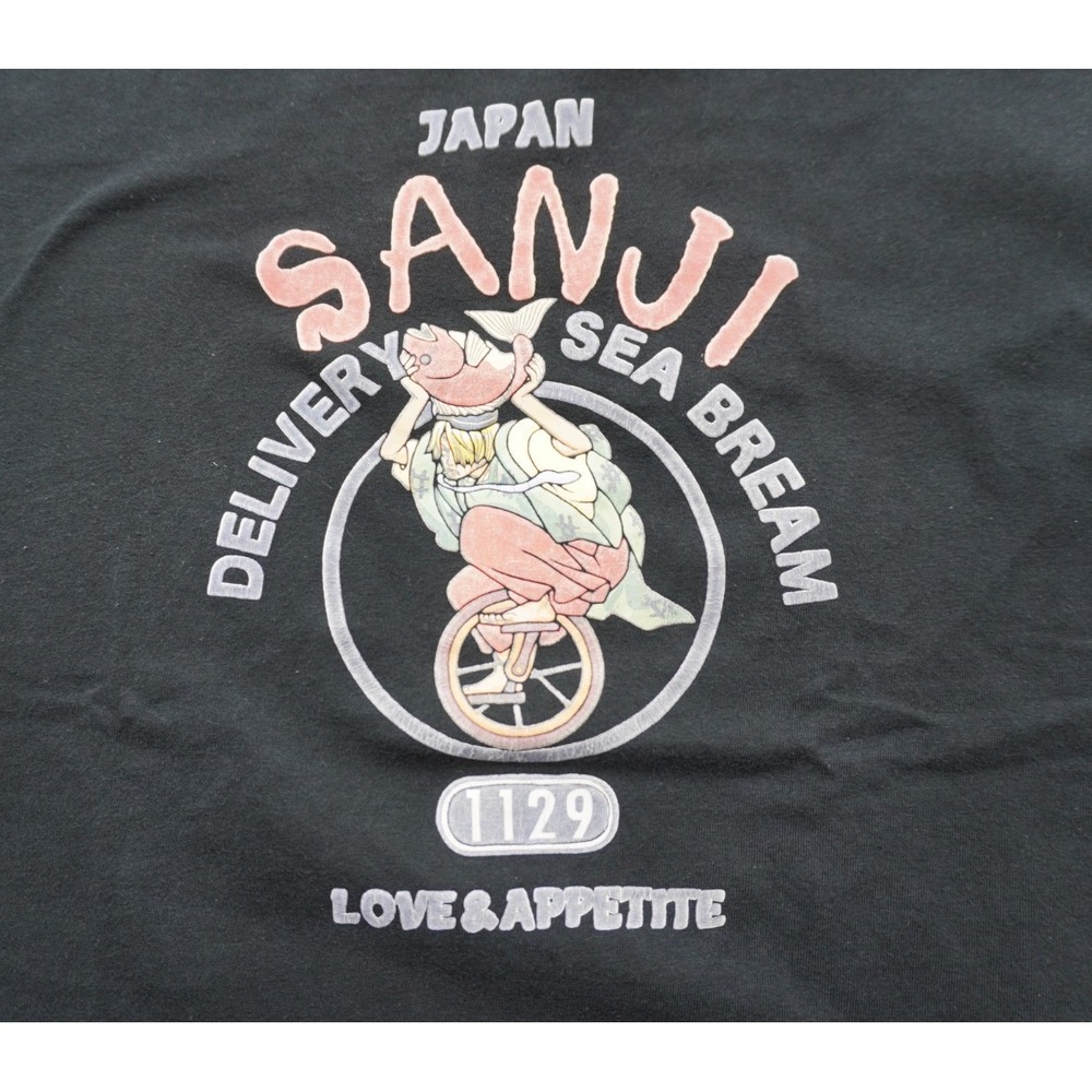 One Piece Sanji Sea Bream Delivery Japanese Import Graphic T-Shirt - Anime Shirt